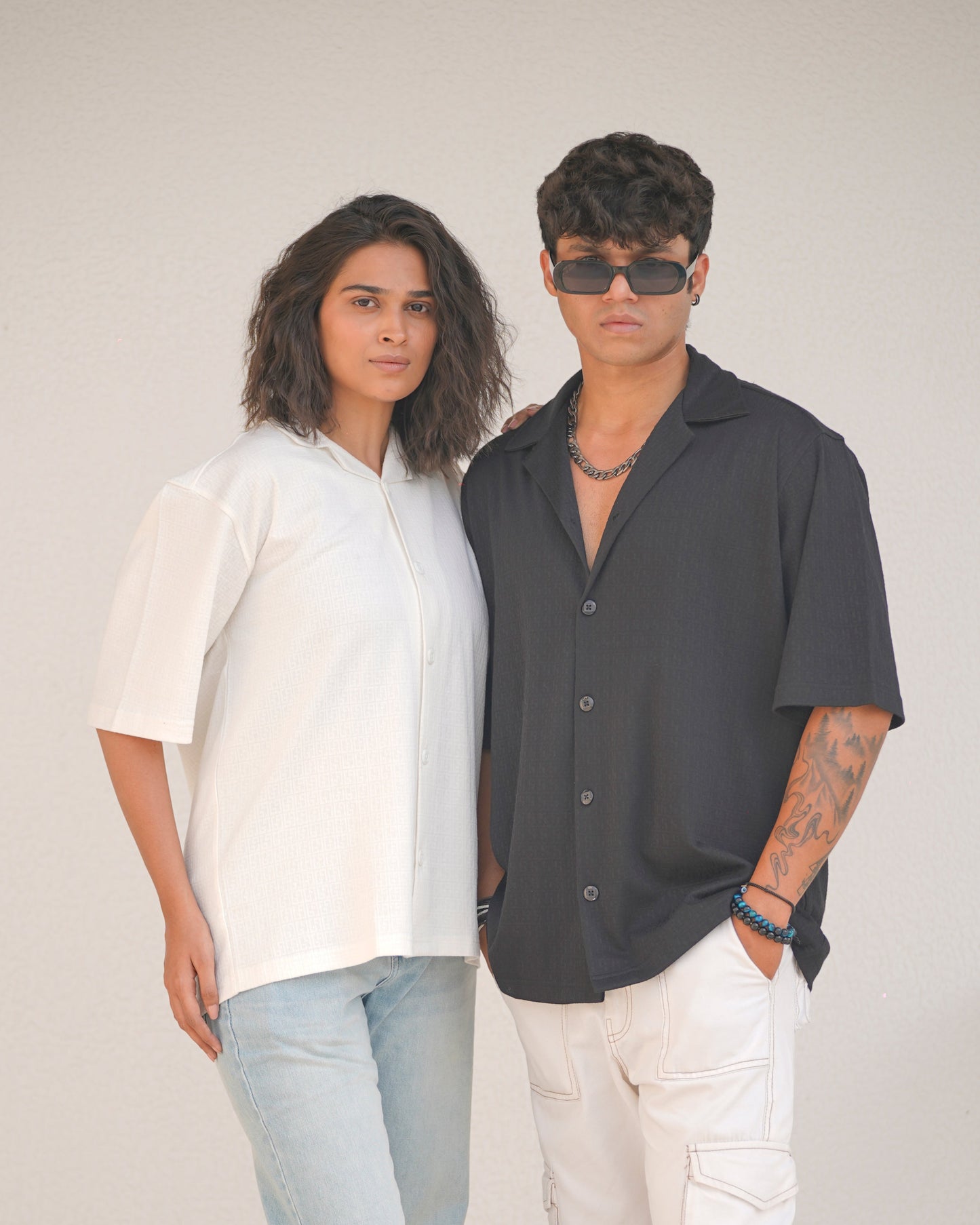 MONOCHROME - OVERSIZED SHIRT - BLACK