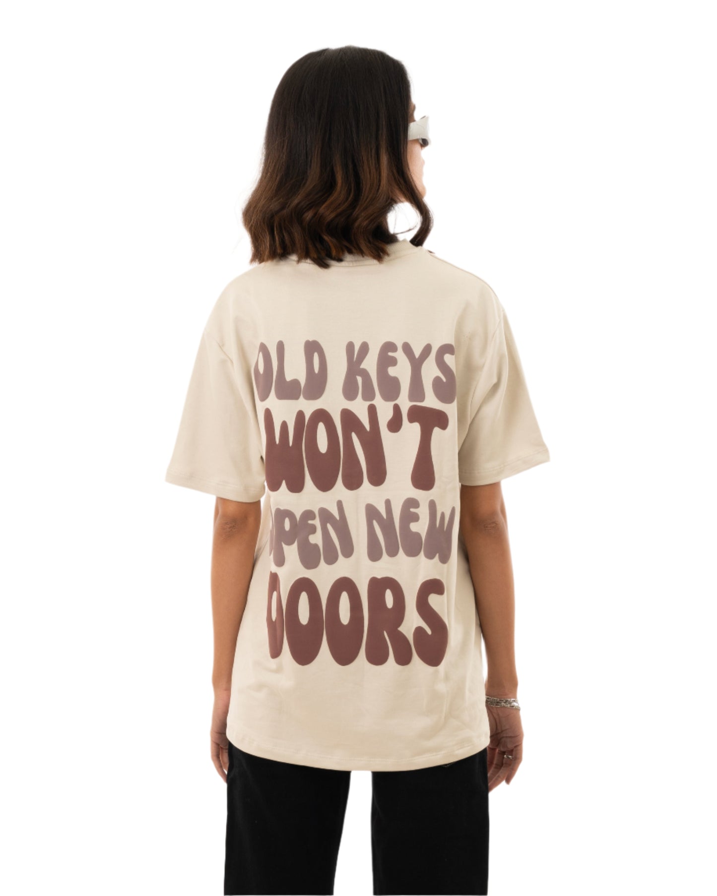OLD KEYS OVER SIZED T-SHIRT