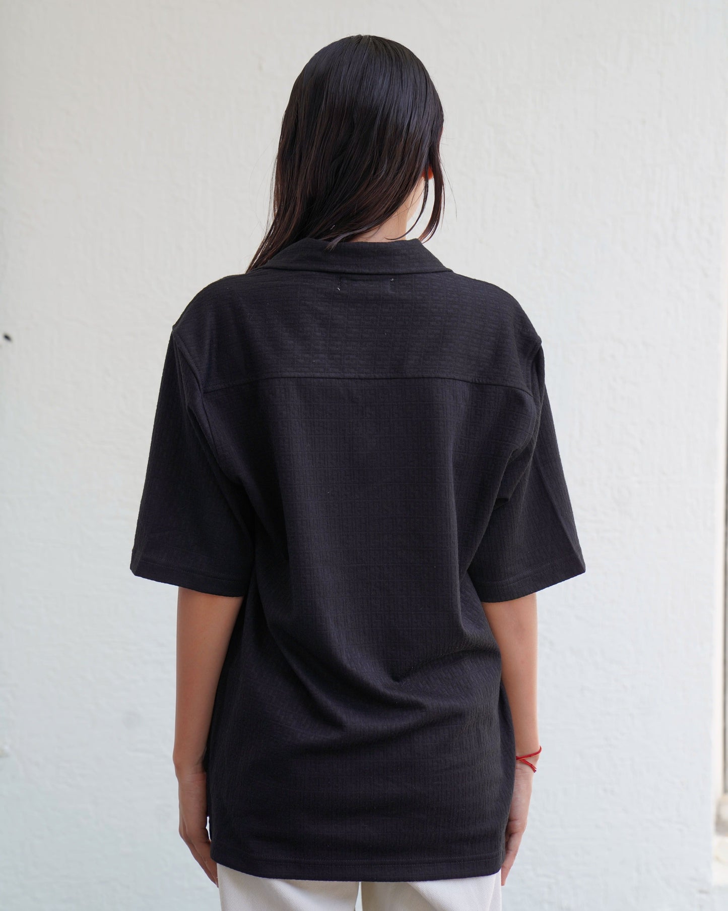 MONOCHROME - OVERSIZED SHIRT - BLACK