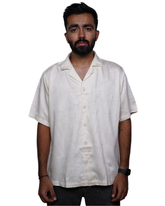 CHROMA ABSTRACT SHIRT-CREAM