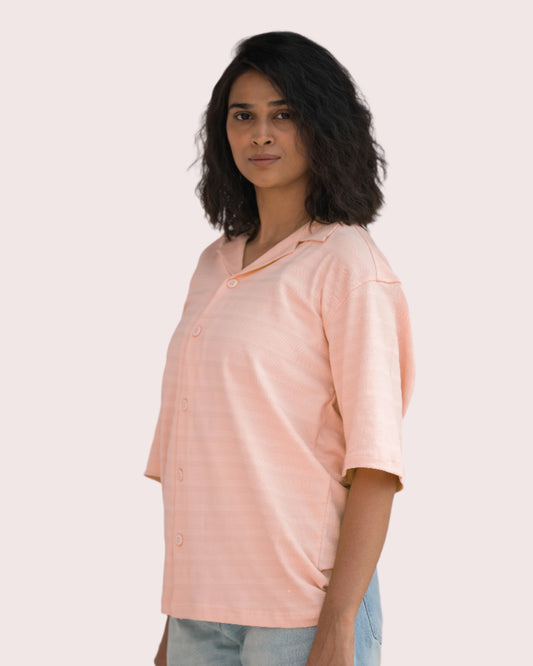ENDLESS SUMMER OVERSIZED SHIRTS - BABY PINK