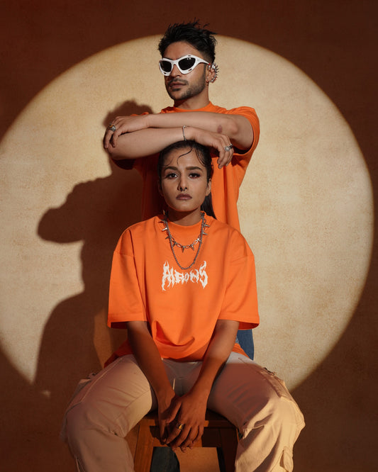 DENIM PATCH WORK T-SHIRT