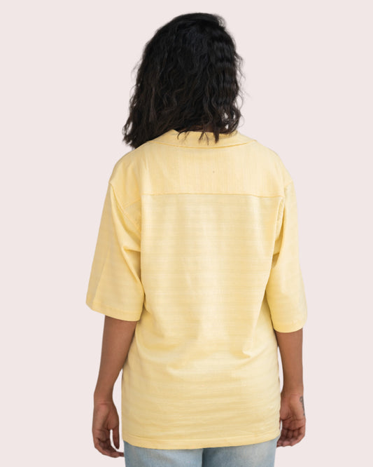 ENDLESS SUMMER OVERSIZED SHIRTS - BUTTER YELLOW