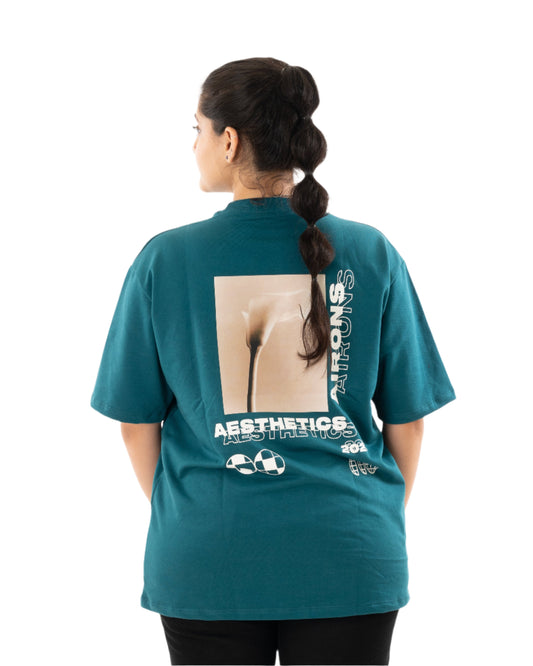 THE TEAL OVERSIZED T-SHIRT