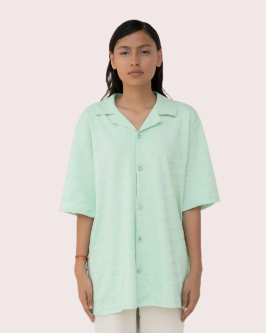 ENDLESS SUMMER OVERSIZED SHIRTS - LIGHT GREEN