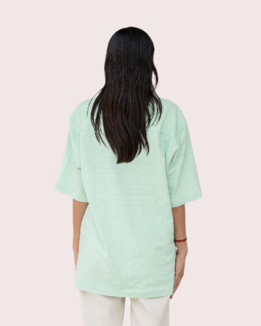 ENDLESS SUMMER OVERSIZED SHIRTS - LIGHT GREEN